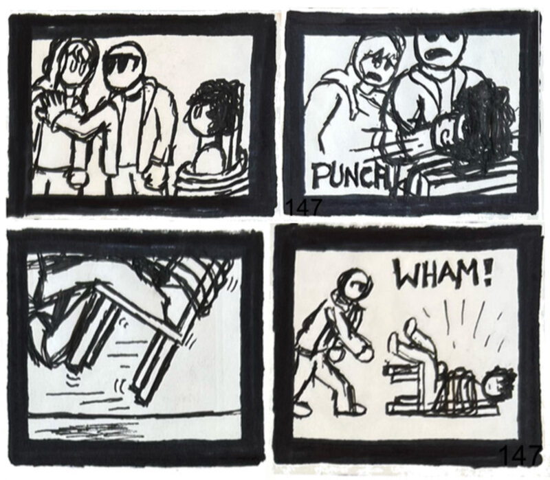 Chair Punch Storyboard